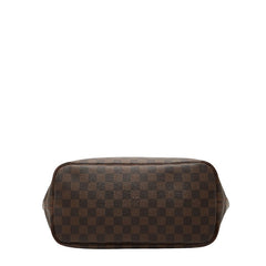 ルイ ヴィトン ダミエ ネヴァーフルMM ショルダーバッグ トートバッグ N51105 ブラウン PVC レザー レディース LOUIS VUITTON 【中古】