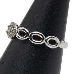 Pt900 プラチナ ダイヤ0.17ct リング 指輪 レディース 13号 【中古】