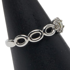 Pt900 プラチナ ダイヤ0.17ct リング 指輪 レディース 13号 【中古】