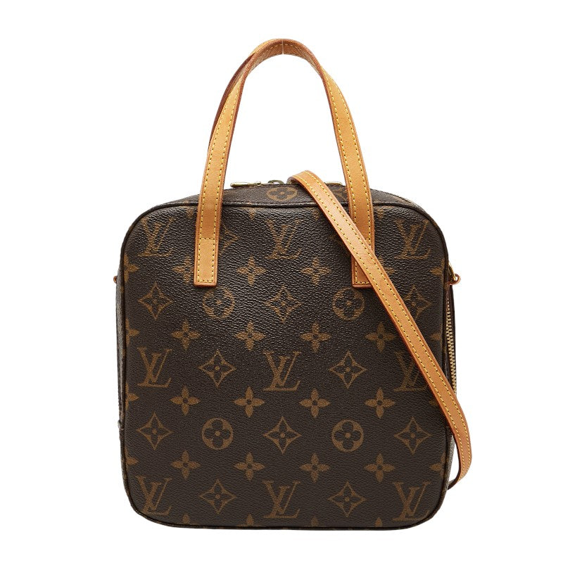 ルイ ヴィトン モノグラム スポンティーニ ハンドバッグ ショルダーバッグ 2WAY M47500 ブラウン PVC レザー レディース LOUIS VUITTON 【中古】