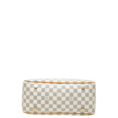 ルイ ヴィトン ダミエ アズール フィジェリPM ショルダーバッグ トートバッグ N41176 ホワイト PVC レザー レディース LOUIS VUITTON 【中古】