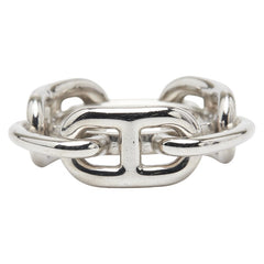 エルメス ルカデ シェーヌダンクル スカーフリング シルバー メタル レディース HERMES 【中古】