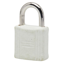 エルメス カデナ 南京錠 キー セット シルバー ホワイト メタル レザー レディース HERMES 【中古】