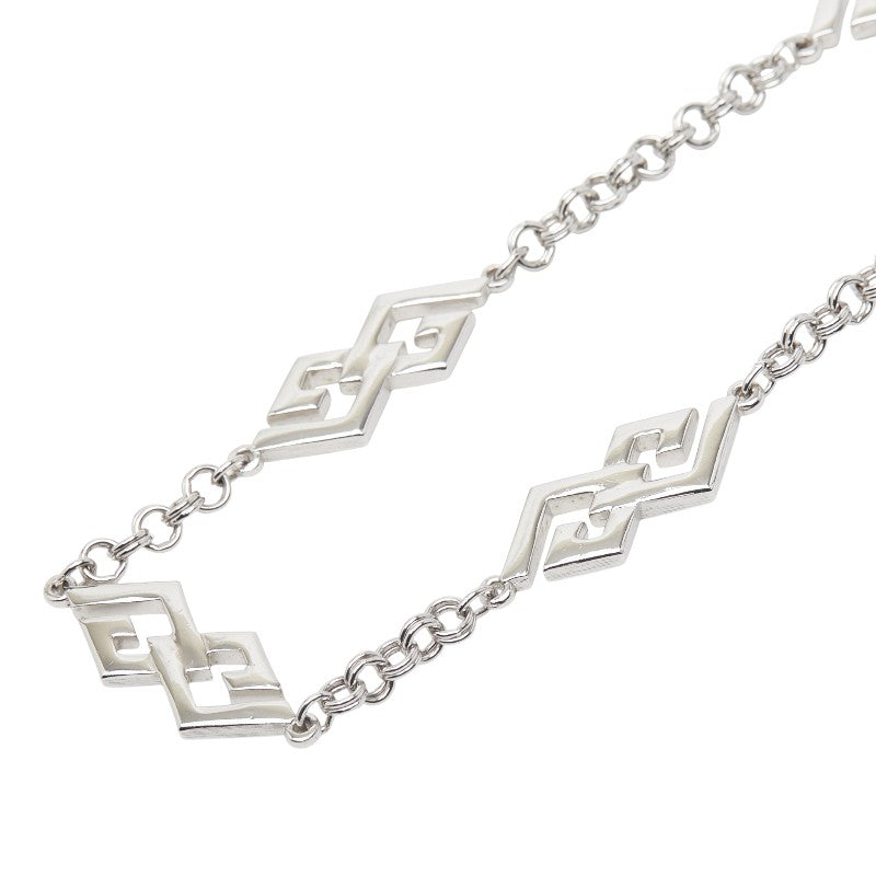 ジバンシー ロゴ モチーフ ネックレス シルバー メタル レディース Givenchy 【中古】