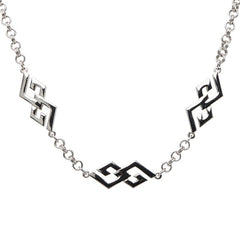 ジバンシー ロゴ モチーフ ネックレス シルバー メタル レディース Givenchy 【中古】