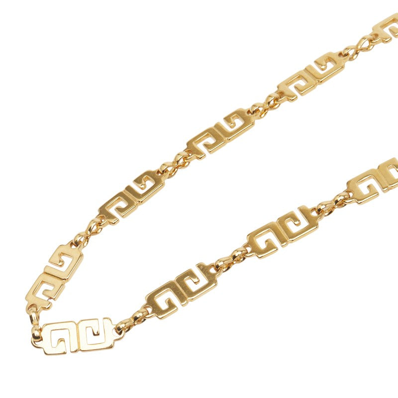 ジバンシー Gロゴ ネックレス ゴールド メッキ レディース Givenchy 【中古】