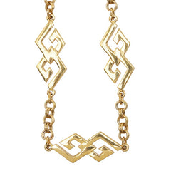 ジバンシー ロゴ モチーフ ネックレス ゴールド メッキ レディース Givenchy 【中古】