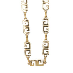 ジバンシー ロゴ チョーカー ネックレス ゴールド メッキ レディース Givenchy 【中古】
