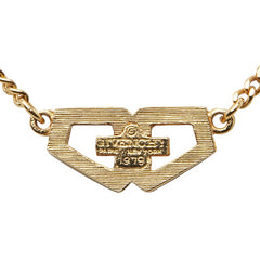 ジバンシー Gロゴ ネックレス ゴールド メッキ レディース Givenchy 【中古】