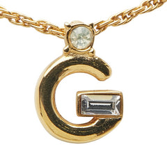 ジバンシー Gロゴ ネックレス ゴールド メッキ レディース Givenchy 【中古】