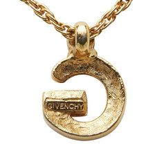 ジバンシー Gロゴ ネックレス ゴールド メッキ レディース Givenchy 【中古】
