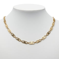 ジバンシー ロゴ ネックレス ゴールド メッキ メンズ Givenchy 【中古】