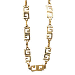 ジバンシー Gマーク ネックレス ゴールド メッキ レディース Givenchy 【中古】
