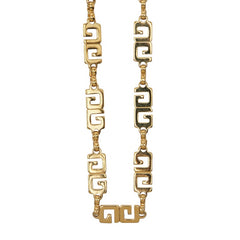 ジバンシー Gマーク ネックレス ゴールド メッキ レディース Givenchy 【中古】