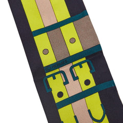 エルメス ツイリー Rocabar スカーフ ネイビー マルチカラー レディース HERMES 【中古】