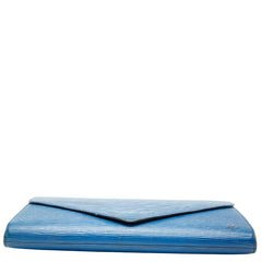 ルイ ヴィトン エピ アールデコ クラッチバッグ M52635 トレドブルー レザー レディース LOUIS VUITTON 【中古】