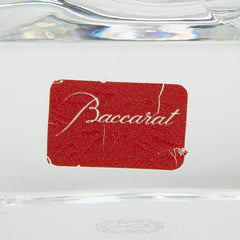 バカラ アンジェロ ケルビムハート ハートを捧げる天使 オブジェ 置物 クリア ガラス レディース Baccarat 【中古】