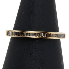 K18 ゴールド ダイヤ0.50ct エタニティリング 指輪 レディース 13号 【中古】