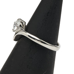Pt900 プラチナ ダイヤ0.538ct 1P リング 指輪 レディース 11号 【中古】