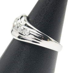 Pt850 プラチナ ダイヤ0.54ct リング 指輪 レディース 11.5号 【中古】