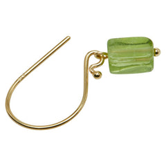 ゴールド グリーン K18YG イエローゴールド ペリドット ピアス レディース 【中古】