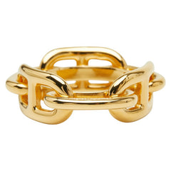 エルメス シェーヌダンクル スカーフリング ゴールド メッキ レディース HERMES 【中古】