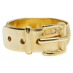 グッチ ベルト モチーフ スカーフリング ゴールド メッキ レディース GUCCI 【中古】