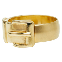 グッチ ベルト モチーフ スカーフリング ゴールド メッキ レディース GUCCI 【中古】