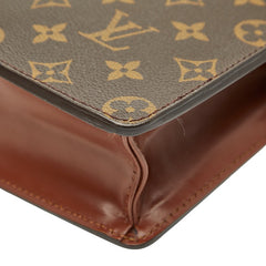 ルイ ヴィトン モノグラム ポシェット オム クラッチバッグ セカンドバッグ M51795 ブラウン PVC レディース LOUIS VUITTON 【中古】