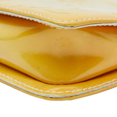 ルイ ヴィトン モノグラム ヴェルニ レキシントン ハンドバッグ ポーチ イエロー系 パテントレザー レディース LOUIS VUITTON 【中古】