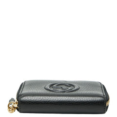 グッチ ソーホー インターロッキングG ラウンドファスナー コインケース 598209 ブラック レザー レディース GUCCI 【中古】