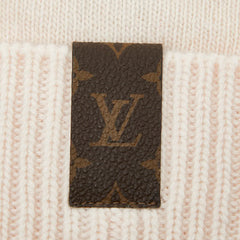 ルイ ヴィトン グローブ マイユ LV メダリオン 手袋 サイズ：S M79254 キャメルローズ ピンク キャメル ウール レザー レディース LOUIS VUITTON 【中古】