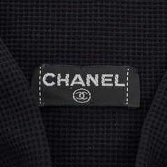 シャネル カメリア ココマーク ヘアバンド ブラック ホワイト レディース CHANEL 【中古】
