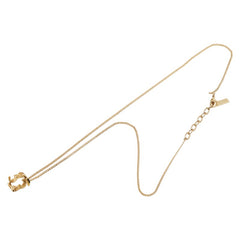 サンローラン YSLロゴ モチーフ ネックレス ゴールド メッキ レディース SAINT LAURENT 【中古】