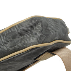 グッチ GGナイロン オフザグリッド ベルトバッグ ボディバッグ 631341 グレー ベージュ ナイロン レザー メンズ GUCCI 【中古】