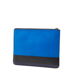 ジバンシー クラッチバッグ ブルー レッド ホワイト レザー レディース Givenchy 【中古】