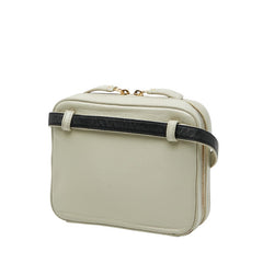 サンローラン ヴィッキー ウエストバッグ 557574 ホワイト レザー レディース SAINT LAURENT 【中古】