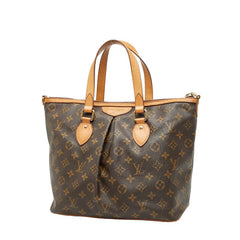 ルイ ヴィトン モノグラム パレルモPM ハンドバッグ ショルダーバッグ 2WAY M40145 ブラウン PVC レザー レディース LOUIS VUITTON 【中古】
