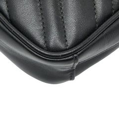 グッチ GGマーモント チェーン ミニショルダーバッグ 598597 ブラック レザー レディース GUCCI 【中古】