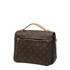 ルイ ヴィトン モノグラム ポシェット メティスMM ハンドバッグ M44875 ブラウン PVC レザー レディース LOUIS VUITTON 【中古】