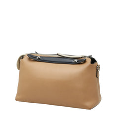 フェンディ バイザウェイ ミディアム ハンドバッグ ショルダーバッグ 2WAY 8BL124 ベージュ ブラック レザー レディース FENDI 【中古】