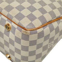 ルイ ヴィトン ダミエ アズール フィジェリPM ハンドバッグ N41176 ホワイト PVC レザー レディース LOUIS VUITTON 【中古】