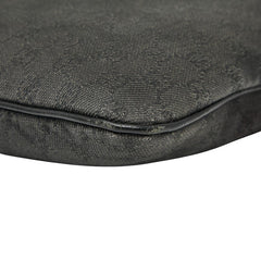 グッチ GGキャンバス トートバッグ ショルダーバッグ 272347 ブラック キャンバス レザー レディース GUCCI 【中古】