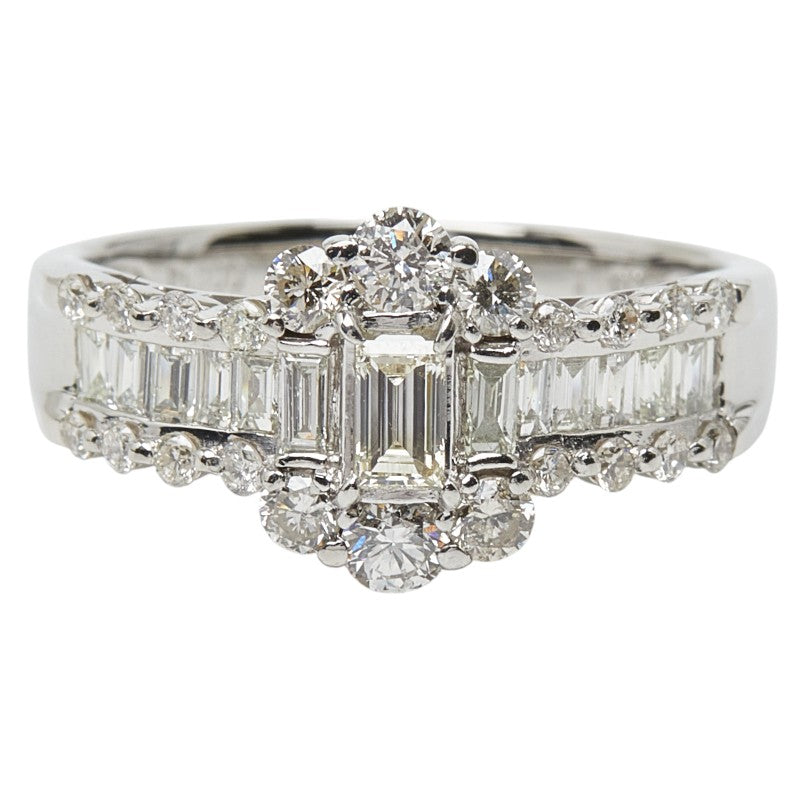Pt900 プラチナ ダイヤ1.00ct リング 指輪 レディース 10号 【中古】