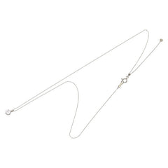 Pt900 プラチナ Pt850 プラチナ ダイヤ0.330ct プチネックレス レディース 【中古】