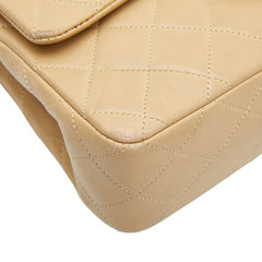 シャネル ココマーク マトラッセ23 ダブルフラップ チェーン ショルダーバッグ ベージュ ラムスキン レディース CHANEL 【中古】