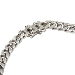 ショパール K18WG ホワイトゴールド(750刻印) ハッピーダイヤ ハート チェーン ブレスレット レディース Chopard 【中古】