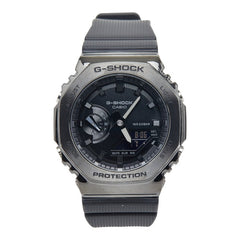 カシオ Gショック 腕時計 GM-2100BB-1AJF クオーツ ブラック文字盤 ステンレススチール ラバー メンズ CASIO 【中古】