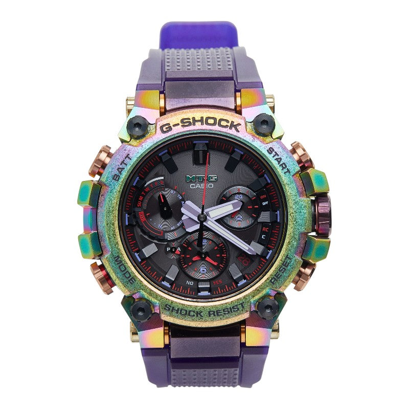カシオ G-SHOCK MT-G 腕時計 MTG-B3000PRB-1AJR タフソーラー ブラック文字盤 カーボン ステンレススチール メンズ CASIO 【中古】