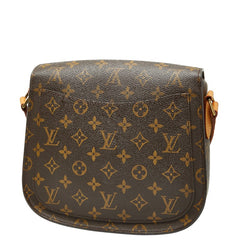 ルイ ヴィトン モノグラム サンクルー24 斜め掛け ショルダーバッグ M51242 ブラウン PVC レザー レディース LOUIS VUITTON 【中古】